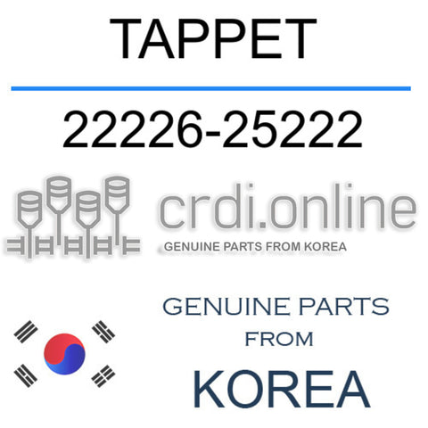 TAPPET [ORIGINAL] 22226-25222 2222625222 22226 25222