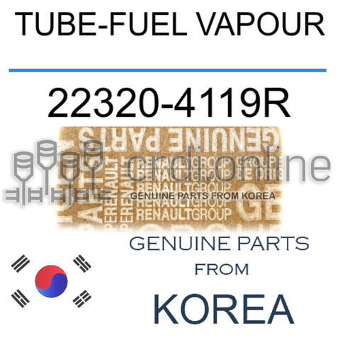 TUBE-FUEL VAPOUR [ORIGINAL] 22320-4119R 223204119R 22320 4119R