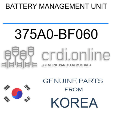 BATTERY MANAGEMENT UNIT [ORIGINAL] 375A0-BF060 375A0BF060 375A0 BF060