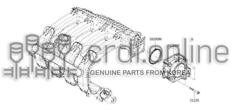 CHAMBER-THROTTLE 16119-4BB0B 161194BB0B 16119 4BB0B