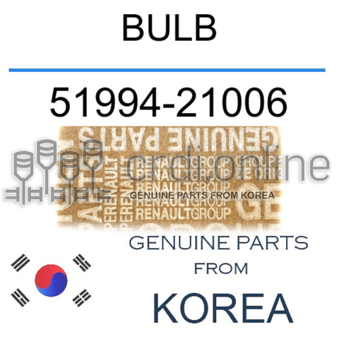 BULB [ORIGINAL] 51994-21006 5199421006 51994 21006