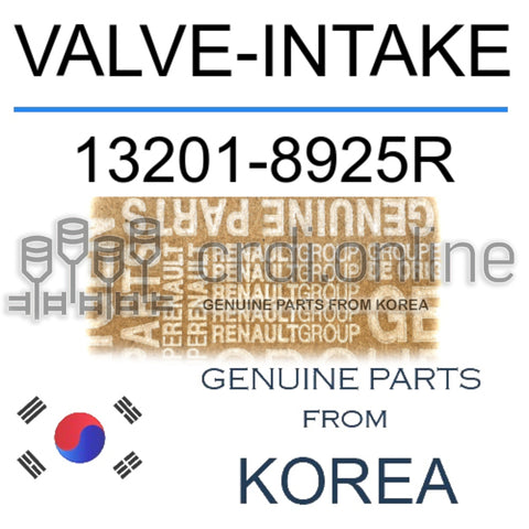 VALVE-INTAKE [ORIGINAL] 13201-8925R 132018925R 13201 8925R