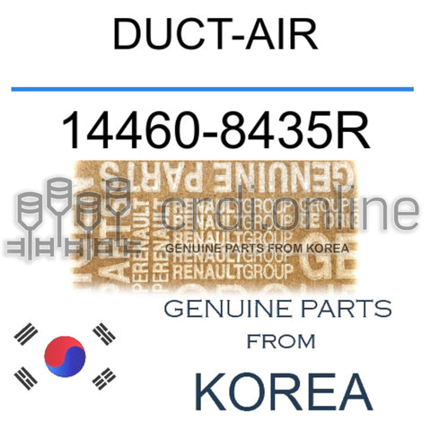 DUCT-AIR [ORIGINAL] 14460-8435R 144608435R 14460 8435R