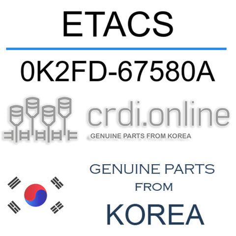 ETACS [ORIGINAL] 0K2FD-67580A 0K2FD67580A 0K2FD 67580A