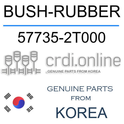 BUSH-RUBBER [ORIGINAL] 57735-2T000 577352T000 57735 2T000