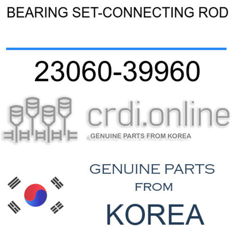BEARING SET-CONNECTING ROD [ORIGINAL] 23060-39960 2306039960 23060 39960