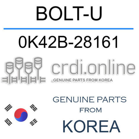 BOLT-U 0K42B-28161 0K42B28161 0K42B 28161