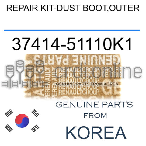 REPAIR KIT-DUST BOOT,OUTER [ORIGINAL] 37414-51110K1 3741451110K1 37414 51110K1
