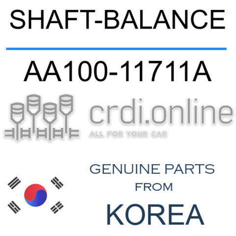 SHAFT-BALANCE [ORIGINAL] AA100-11711A AA10011711A AA100 11711A
