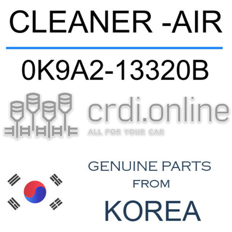 CLEANER -AIR [ORIGINAL] 0K9A2-13320B 0K9A213320B 0K9A2 13320B