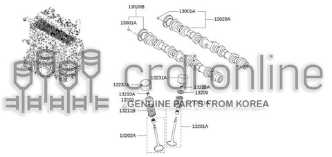 LIFTER-VALVE 13231-EY00A 13231EY00A 13231 EY00A