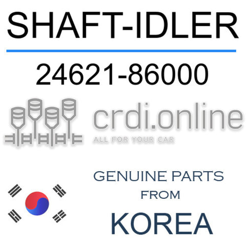SHAFT-IDLER [ORIGINAL] 24621-86000 2462186000 24621 86000