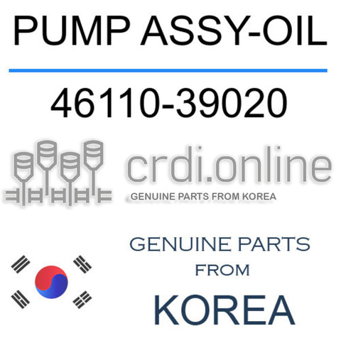 PUMP ASSY-OIL [ORIGINAL] 46110-39020 4611039020 46110 39020