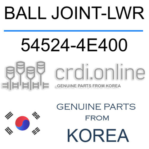 BALL JOINT-LWR [ORIGINAL] 54524-4E400 545244E400 54524 4E400