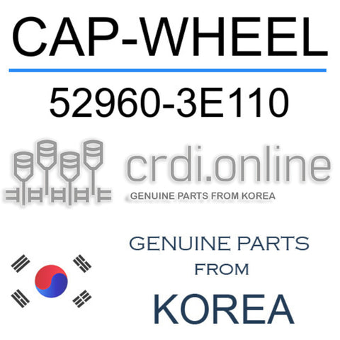 CAP-WHEEL 52960-3E110 529603E110 52960 3E110