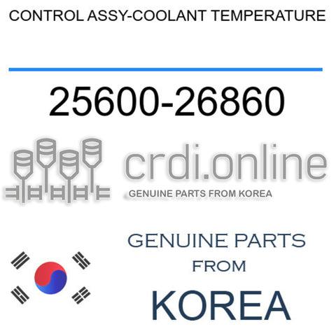CONTROL ASSY-COOLANT TEMPERATURE [ORIGINAL] 25600-26860 2560026860 25600 26860