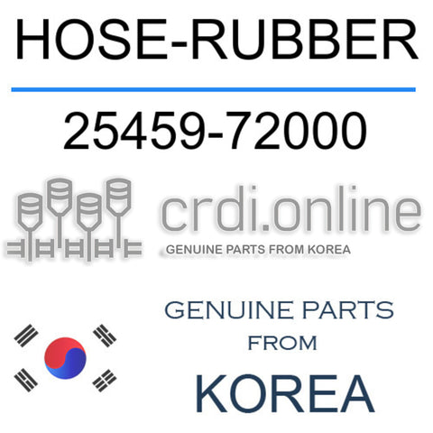HOSE-RUBBER 25459-72000 2545972000 25459 72000