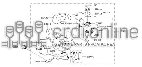 MODULE-PUMP & GAUGE 17202-8082R 172028082R 17202 8082R