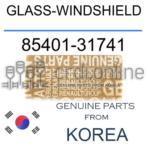 GLASS-WINDSHIELD [ORIGINAL] 85401-31741 8540131741 85401 31741