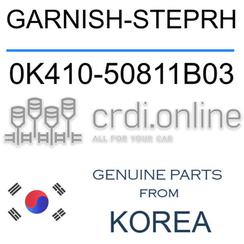 GARNISH-STEPRH [ORIGINAL] 0K410-50811B03 0K41050811B03 0K410 50811B03