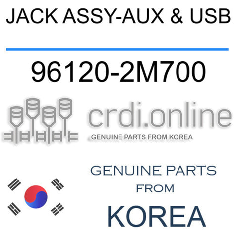 JACK ASSY-AUX & USB [ORIGINAL] 96120-2M700 961202M700 96120 2M700
