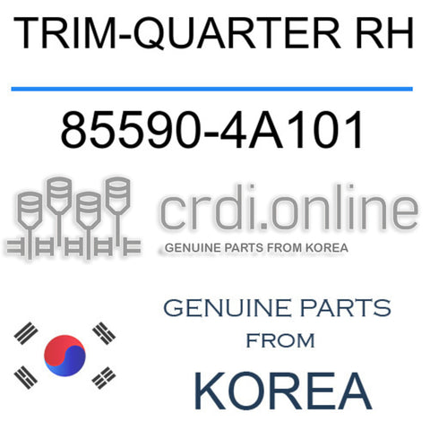 TRIM-QUARTER RH [ORIGINAL] 85590-4A101 855904A101 85590 4A101