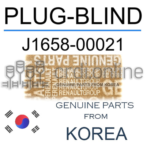 PLUG-BLIND [ORIGINAL] J1658-00021 J165800021 J1658 00021