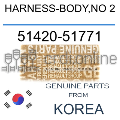 HARNESS-BODY,NO 2 [ORIGINAL] 51420-51771 5142051771 51420 51771