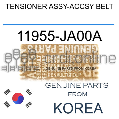TENSIONER ASSY-ACCSY BELT [ORIGINAL] 11955-JA00A 11955JA00A 11955 JA00A