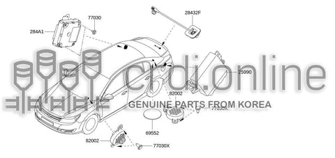 ECU-PARKING AID 25990-9869R 259909869R 25990 9869R