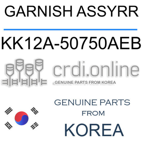 GARNISH ASSYRR [ORIGINAL] KK12A-50750AEB KK12A50750AEB KK12A 50750AEB