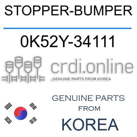 STOPPER-BUMPER [ORIGINAL] 0K52Y-34111 0K52Y34111 0K52Y 34111