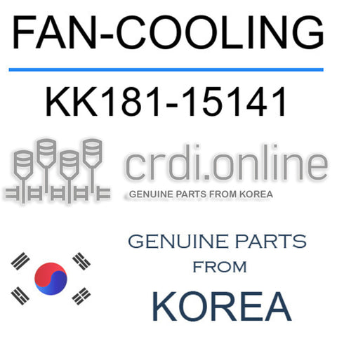 FAN-COOLING [ORIGINAL] KK181-15141 KK18115141 KK181 15141