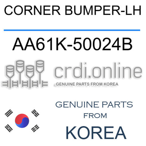 CORNER BUMPER-LH [ORIGINAL] AA61K-50024B AA61K50024B AA61K 50024B