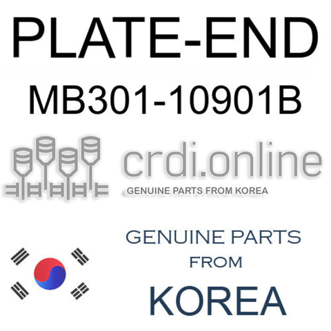 PLATE-END MB301-10901B MB30110901B MB301 10901B