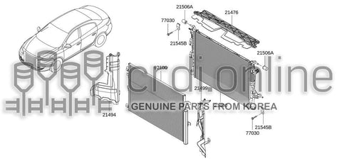 RADIATOR COMPLETE 21410-0068R 214100068R 21410 0068R