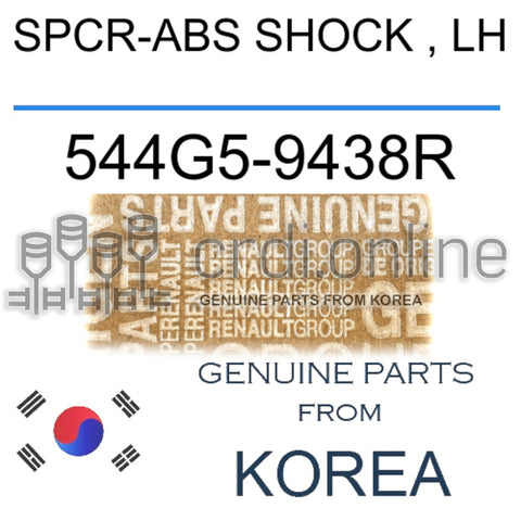 SPCR-ABS SHOCK , LH [ORIGINAL] 544G5-9438R 544G59438R 544G5 9438R