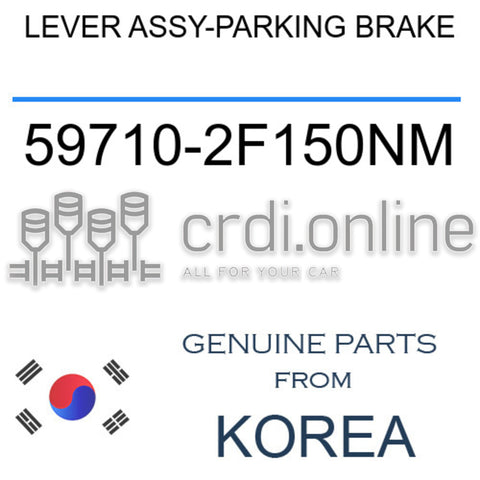 LEVER ASSY-PARKING BRAKE [ORIGINAL] 59710-2F150NM 597102F150NM 59710 2F150NM