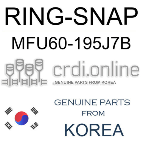 RING-SNAP MFU60-195J7B MFU60195J7B MFU60 195J7B