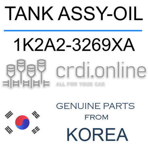 TANK ASSY-OIL [ORIGINAL] 1K2A2-3269XA 1K2A23269XA 1K2A2 3269XA
