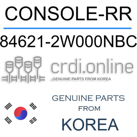 CONSOLE-RR [ORIGINAL] 84621-2W000NBC 846212W000NBC 84621 2W000NBC