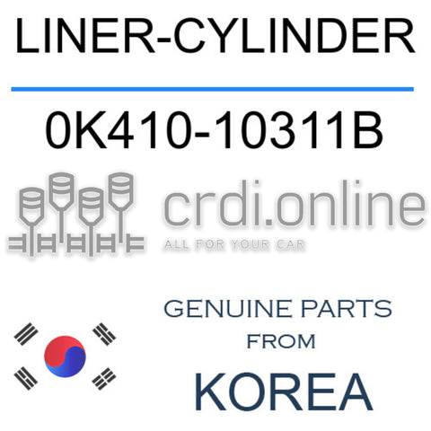 LINER-CYLINDER [ORIGINAL] 0K410-10311B 0K41010311B 0K410 10311B