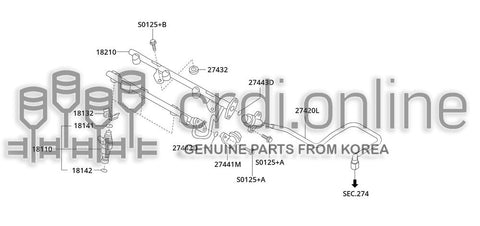 DAMPER ASSY-FUEL 27441-23930 2744123930 27441 23930