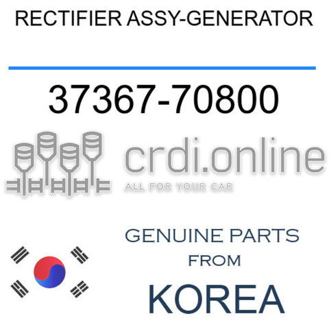 RECTIFIER ASSY-GENERATOR [ORIGINAL] 37367-70800 3736770800 37367 70800
