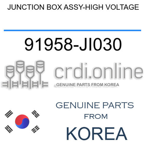 JUNCTION BOX ASSY-HIGH VOLTAGE [ORIGINAL] 91958-JI030 91958JI030 91958 JI030