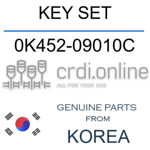 KEY SET [ORIGINAL] 0K452-09010C 0K45209010C 0K452 09010C