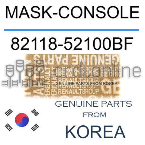 MASK-CONSOLE [ORIGINAL] 82118-52100BF 8211852100BF 82118 52100BF