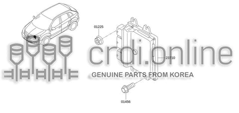 MODULE ASSY-ENGINE CONTROL 23710-JY16A 23710JY16A 23710 JY16A