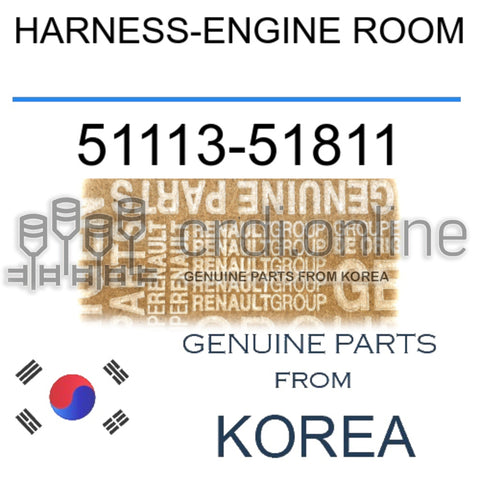 HARNESS-ENGINE ROOM [ORIGINAL] 51113-51811 5111351811 51113 51811