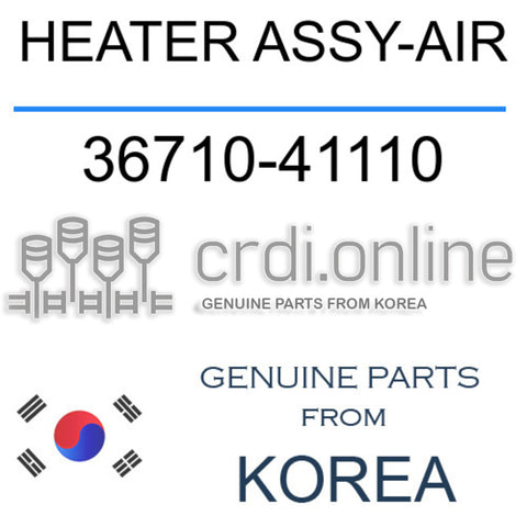 HEATER ASSY-AIR [ORIGINAL] 36710-41110 3671041110 36710 41110